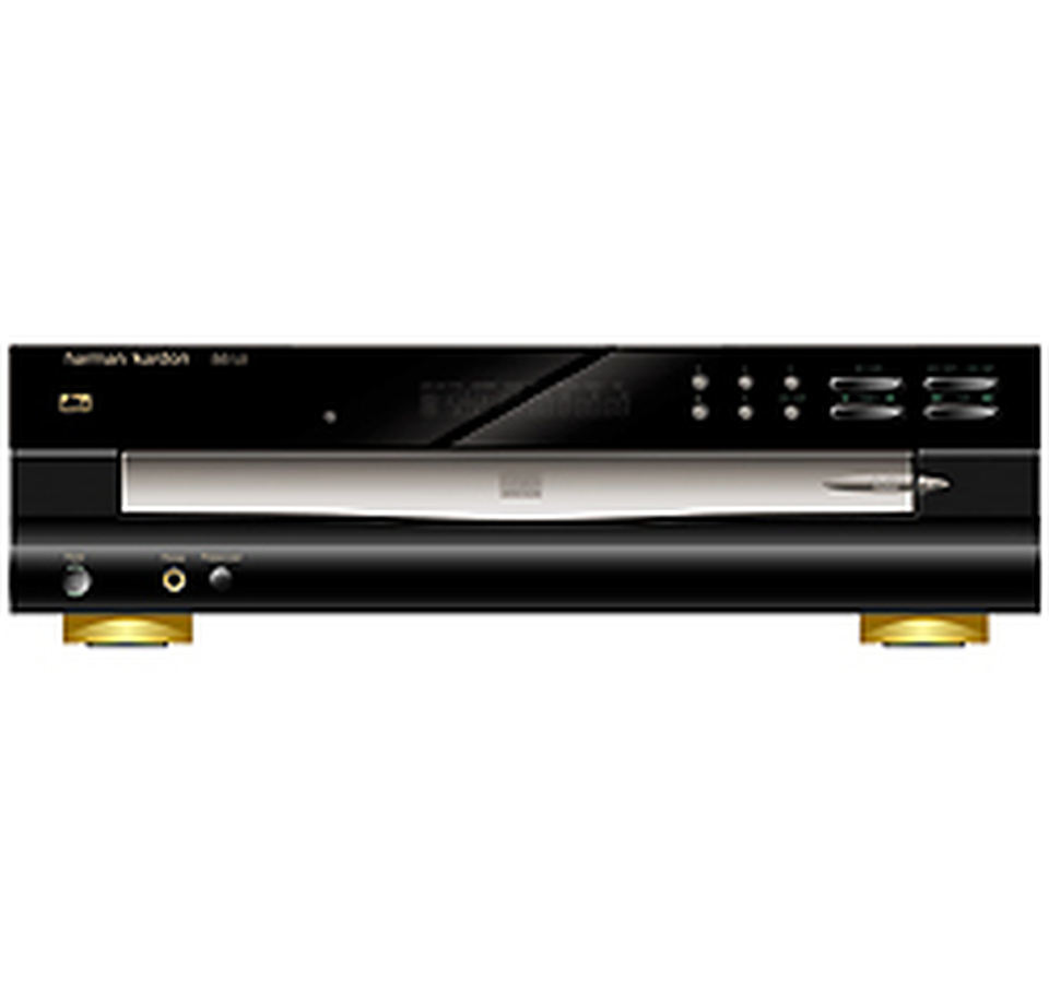 DVD 5 - Black - Front Loading 5-Disc DVD Changer - Hero